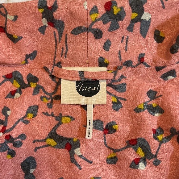 Floreat Anthropologie Kimono Robe Jacket M/L Patchwork Asian Inspired NO BELT - Picture 15 of 16